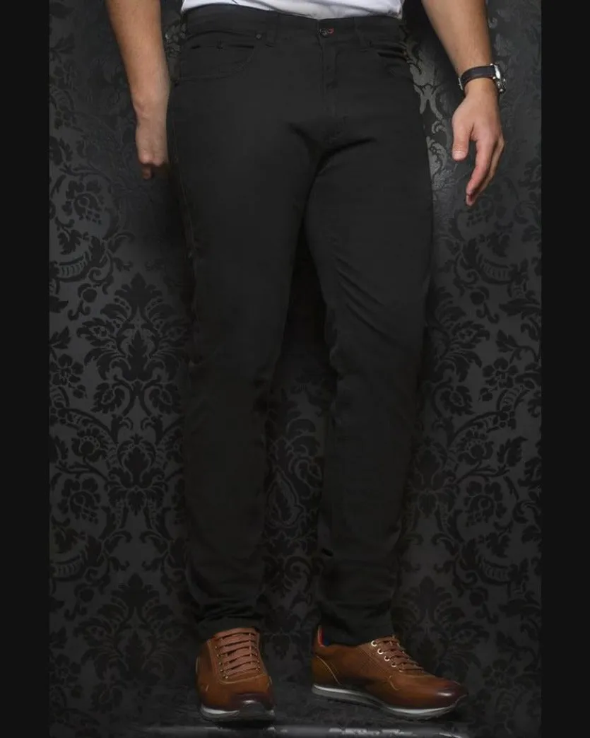 Au Noir Mens Black Dress Pants Walter Black
