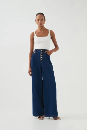 Carmen Denim Jeans Washed Indigo