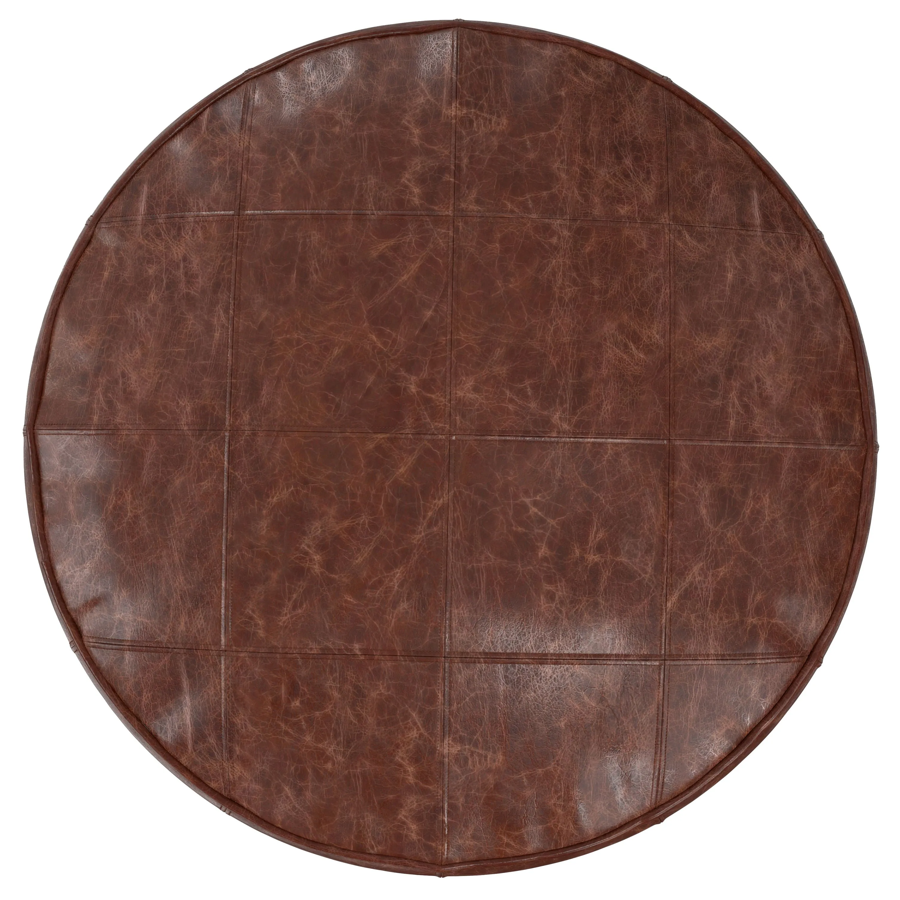 Connor - Handcrafted Round Pouf by Couch.com