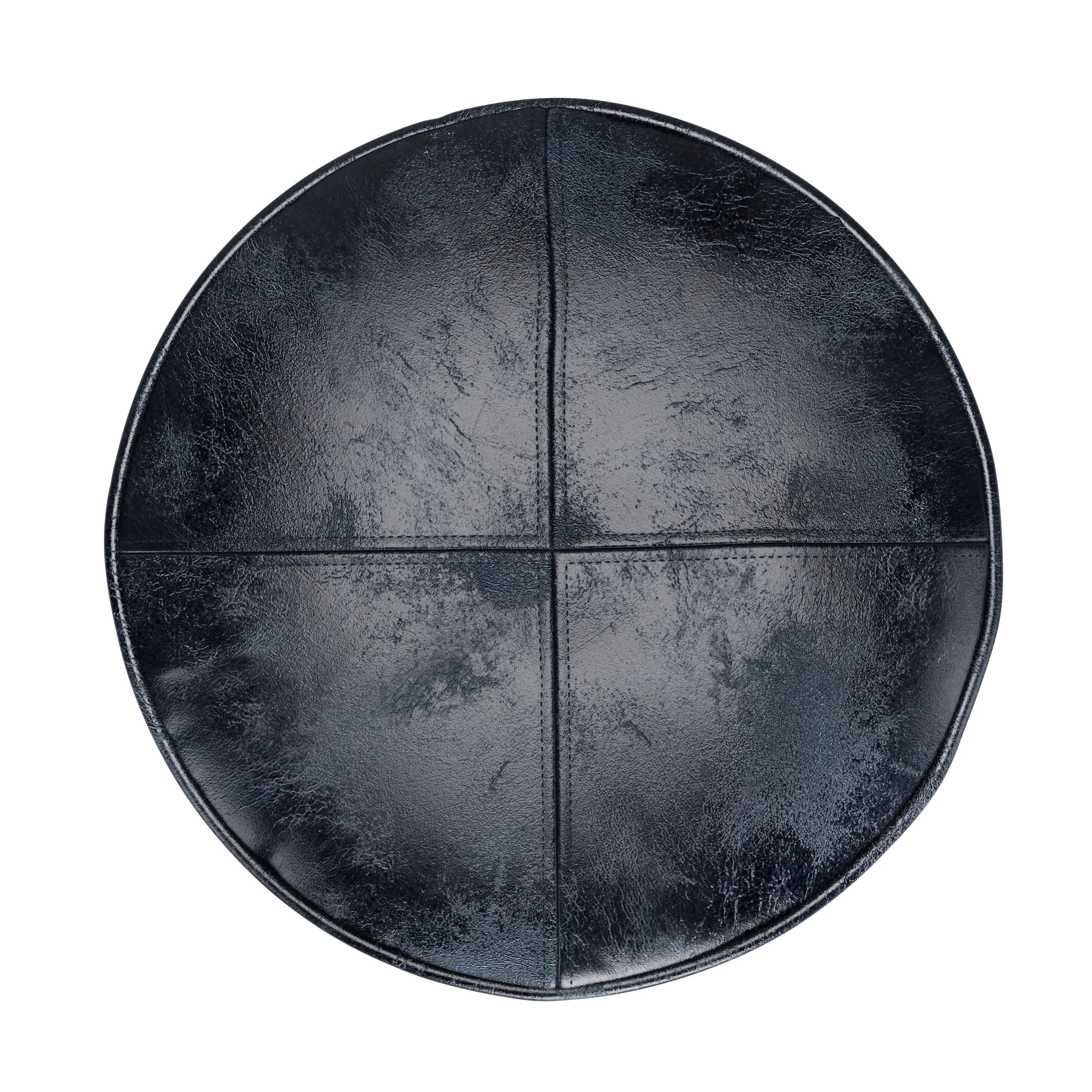 Connor - Handcrafted Round Pouf by Couch.com