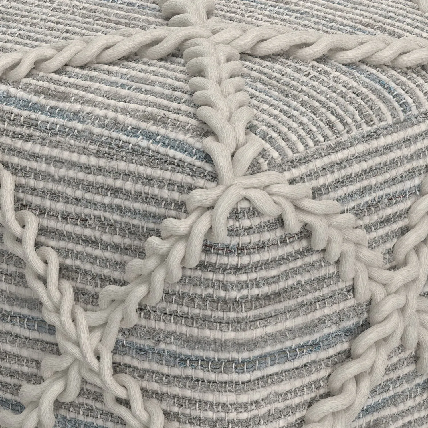 Cowan - Handcrafted Square Pouf by Couch.com