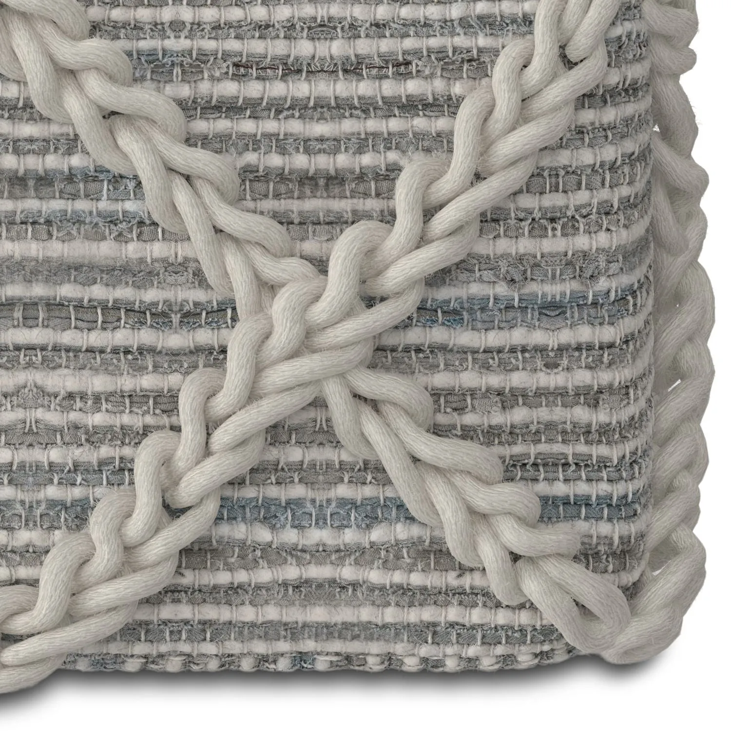Cowan - Handcrafted Square Pouf by Couch.com