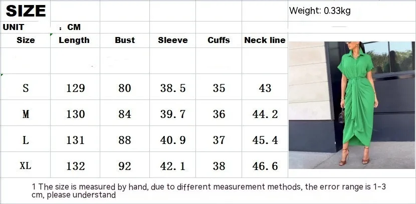 Fashion Polo Collar Shirt Dress