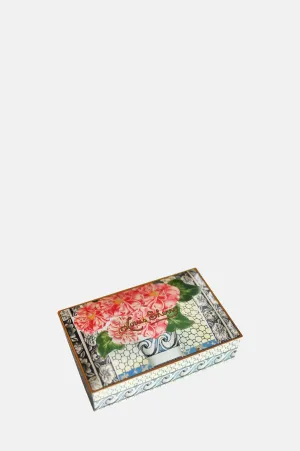 John Derian Pink Flower 12- Piece Tin
