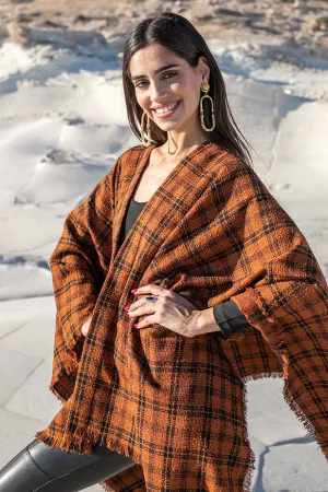 Sun Sea & Roses – Elpis Checked Cape Brown