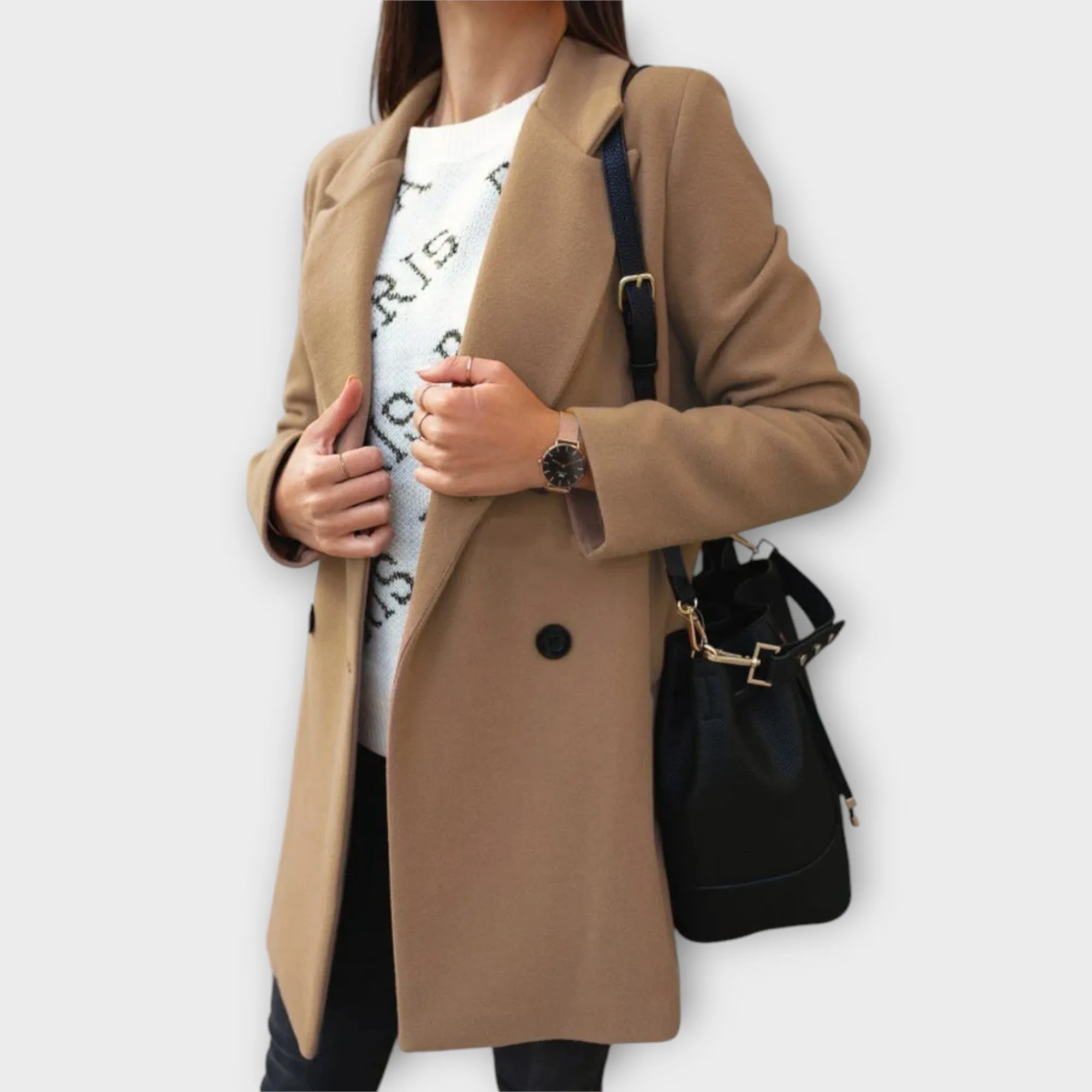 Teresa Elegant Lapel Coat