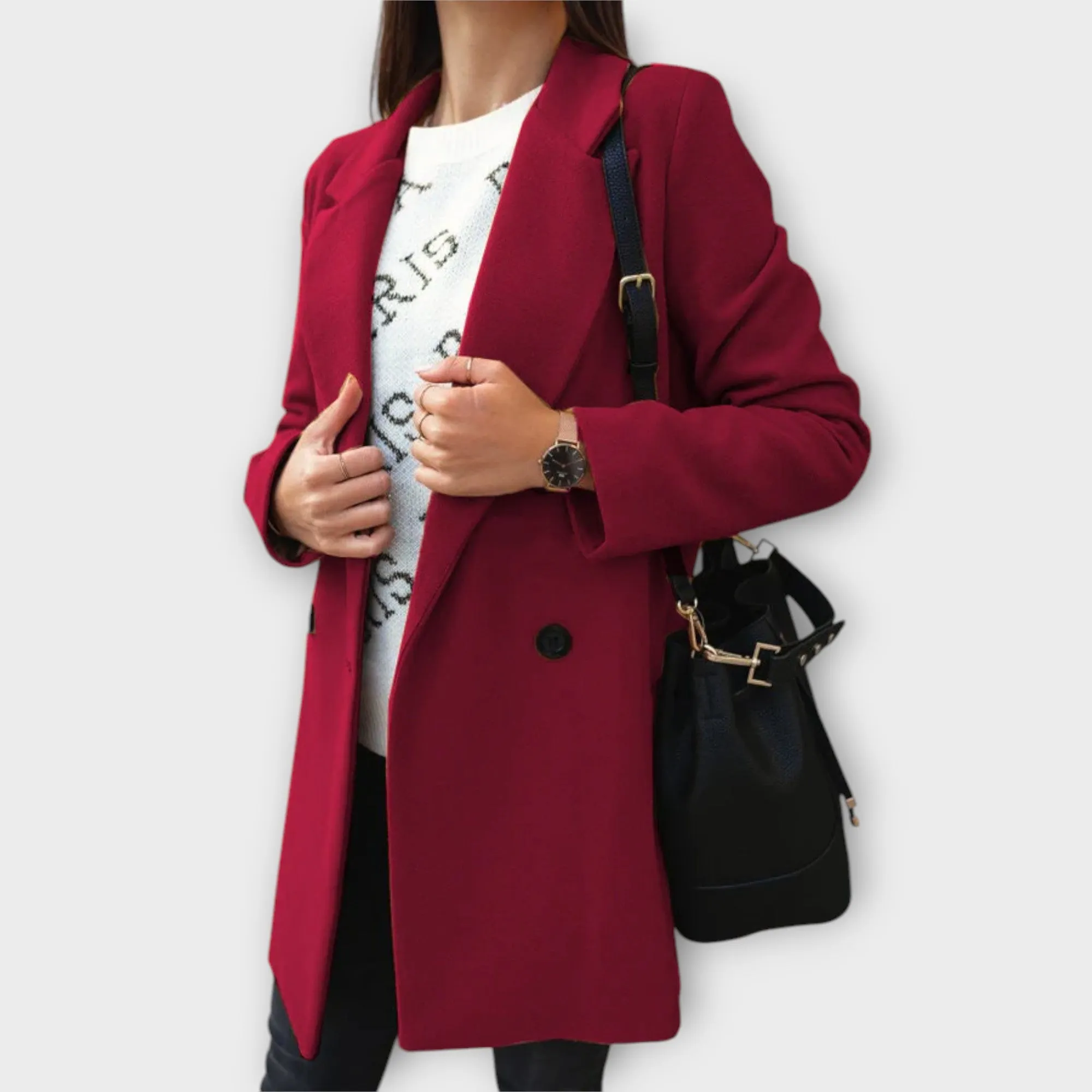 Teresa Elegant Lapel Coat