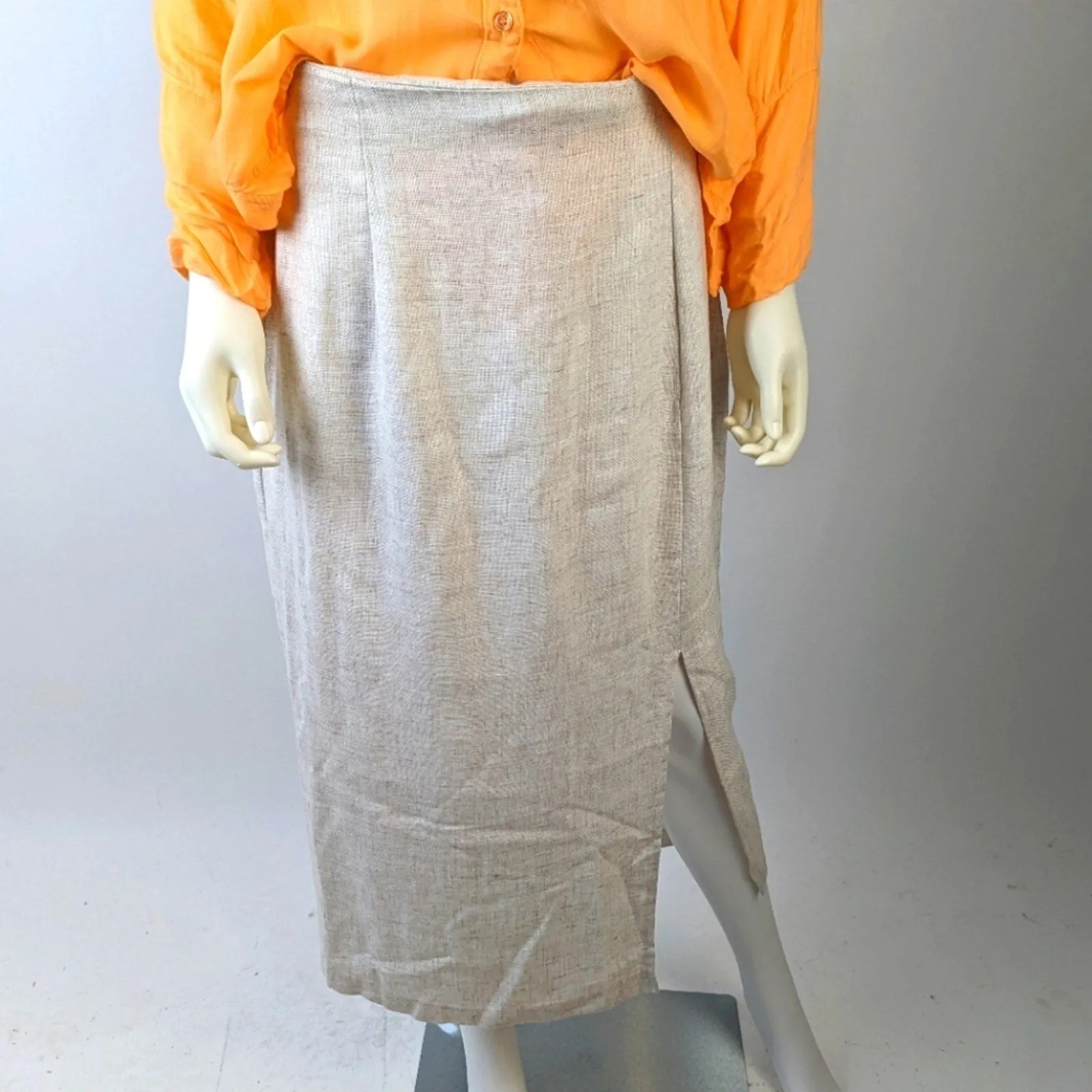 Vintage Pencil Maxi Skirt 13