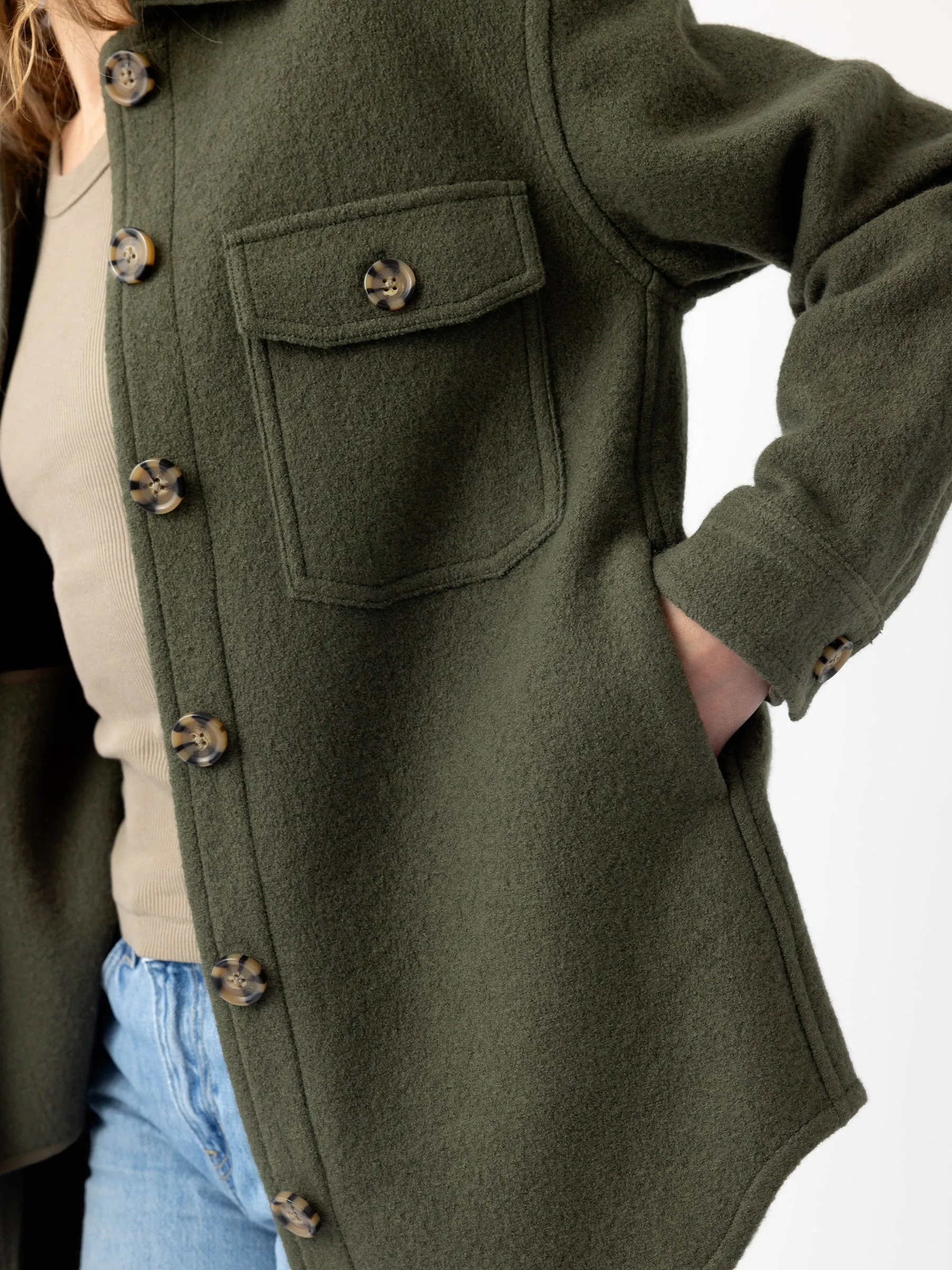 Women's Boucl Shacket