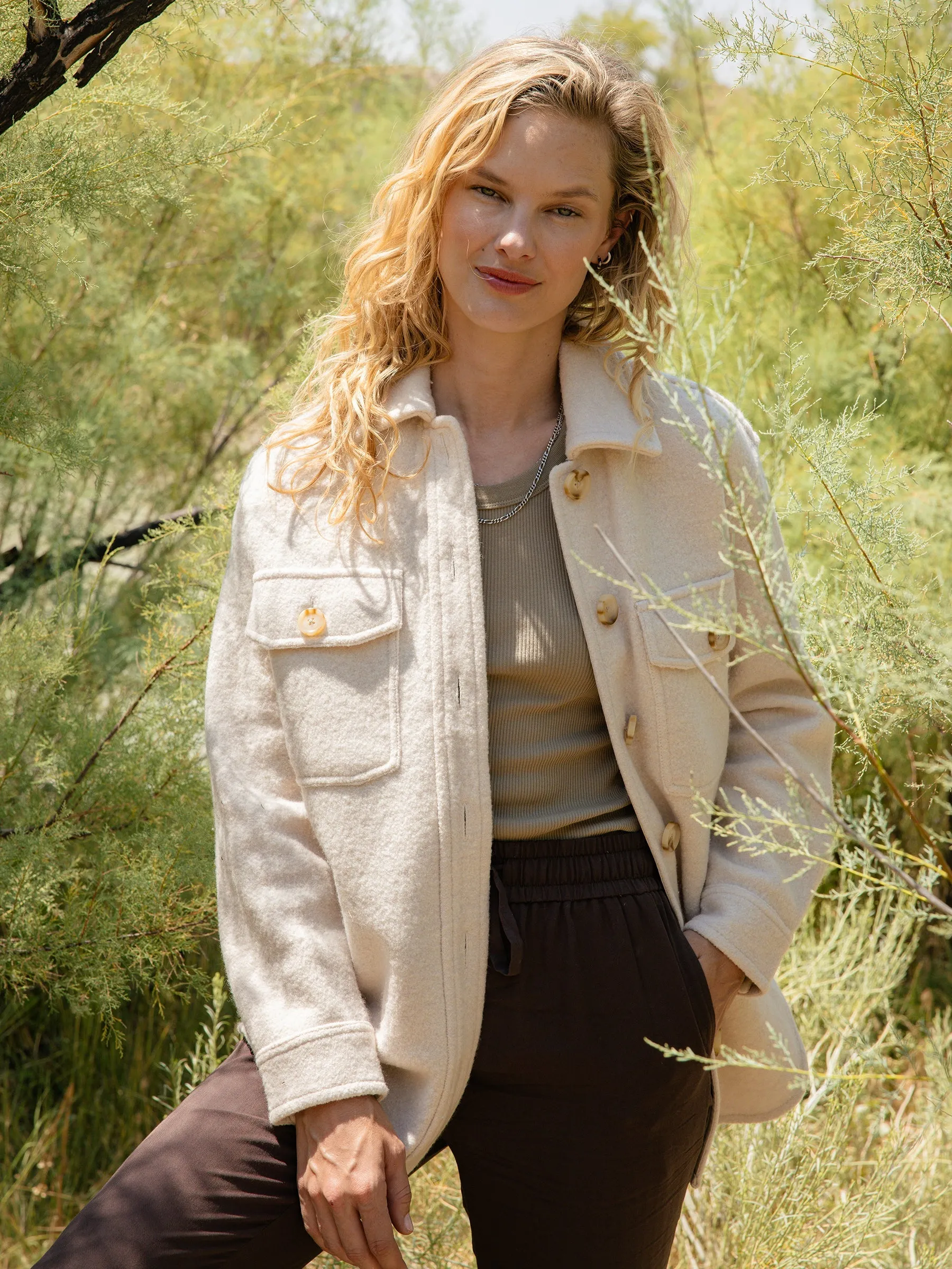 Women's Boucl Shacket