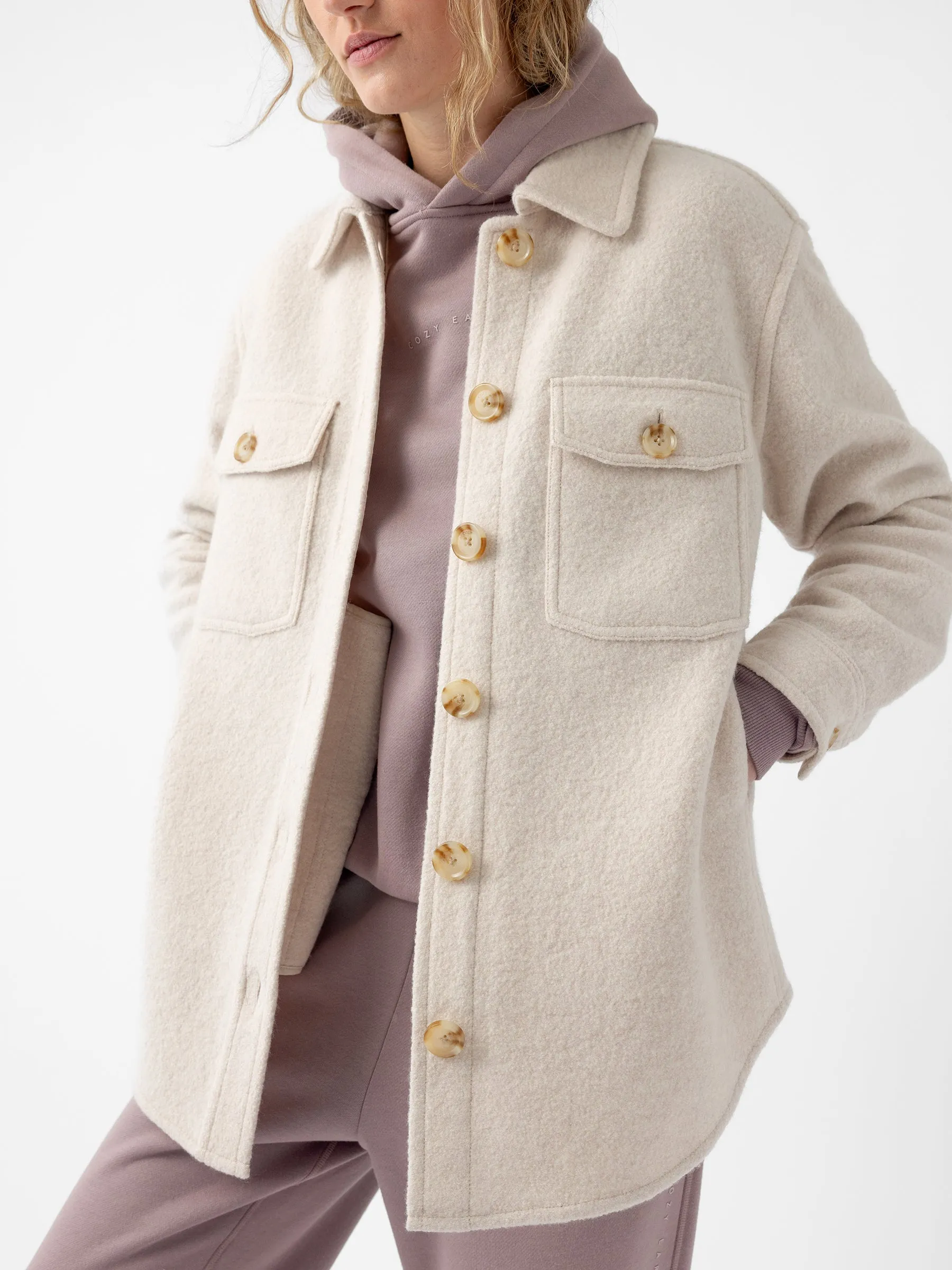 Women's Boucl Shacket
