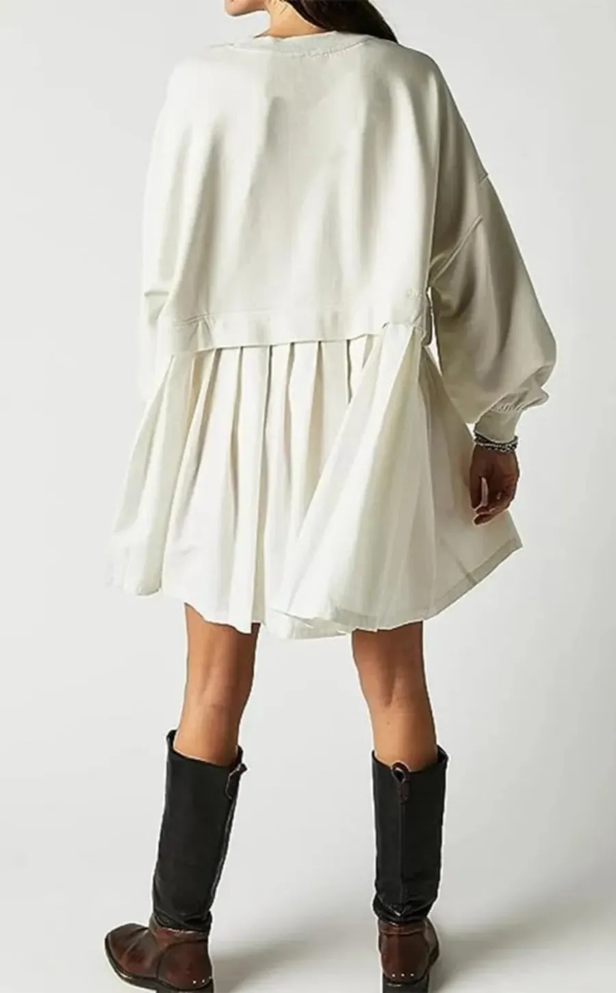 Women's Oversized Sweatshirt Dress Crewneck Mini Dress
