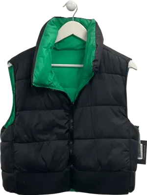 ZARA Black And Green Gilet UK M/L